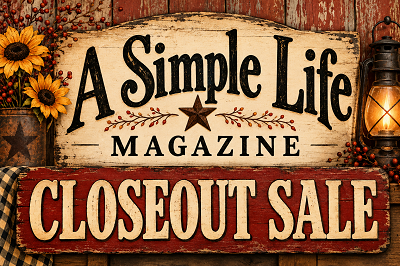 A Simple LIfe Magazine CLOSEOUT SALE